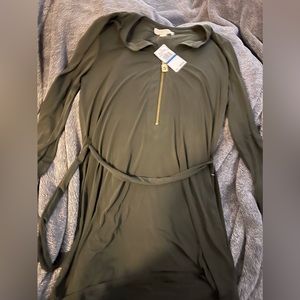 Olive green Michael Kors dress